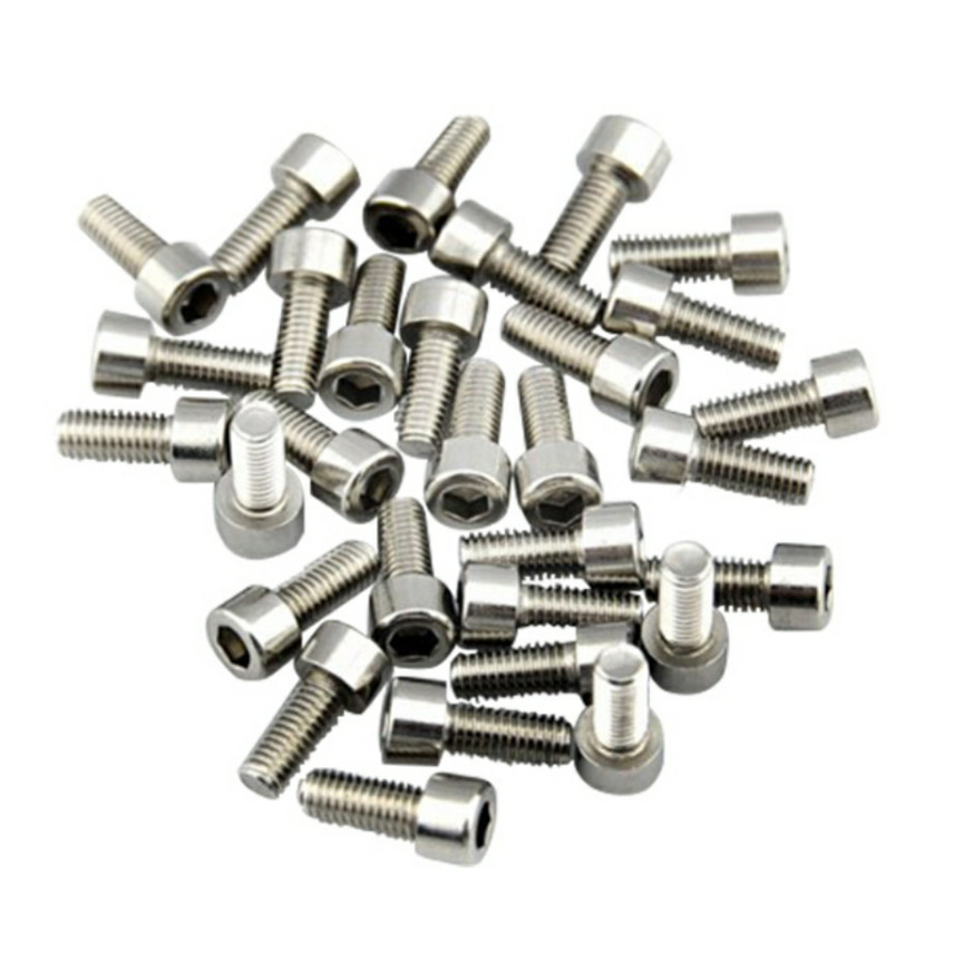 Water Bottle Screws M5*12Mm Water Bottle Cage Screws Bicycle Rack Screws Hexagon Socket