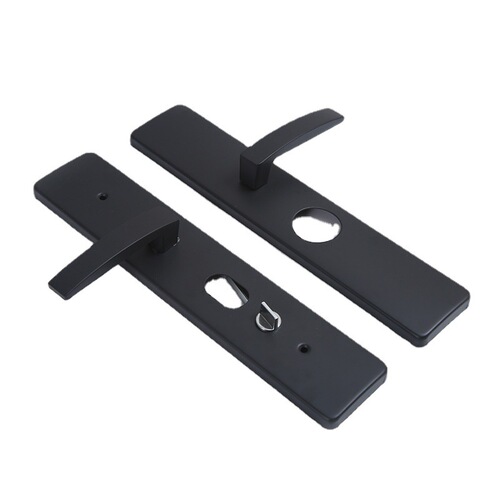 Entry door anti-theft door lock handle solid modern handle Buyang universal anti-pry panel door handle handle