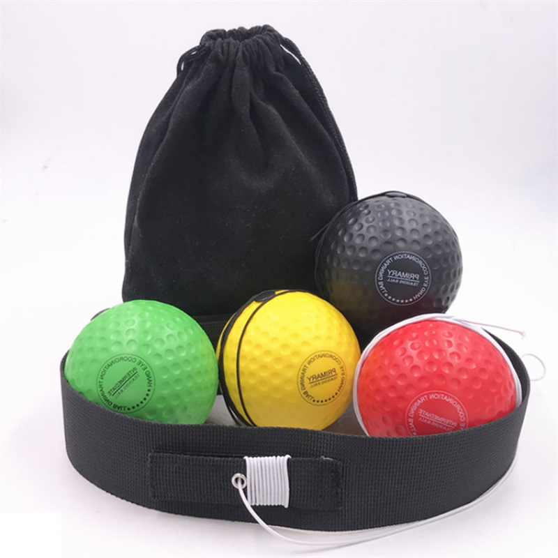 Fabricante directo para suministrar el nuevo tipo de boxeo de nylon con bolas de reacción de cabeza montadas en el equipo de entrenamiento de lucha de sanda.