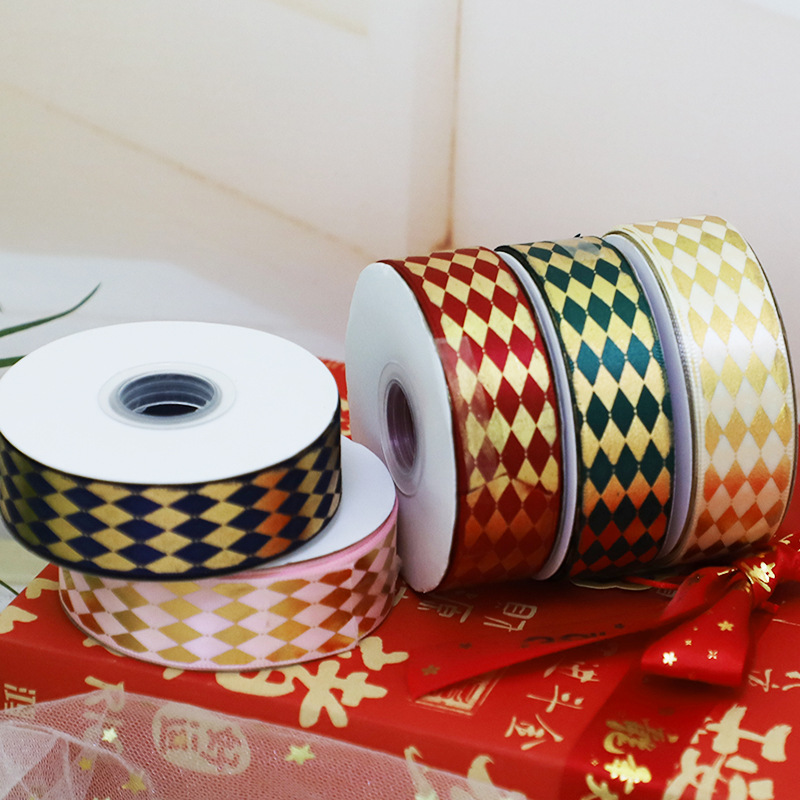 Amante de cumpleaños de alta apariencia Caja de regalo de día de la madre Embalaje Cinta de regalo Cinta de cinta de 2,5 cm