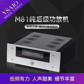 M81大功率纯后级功放机 HiFi发烧级金封管场效应管 甲类甲乙类