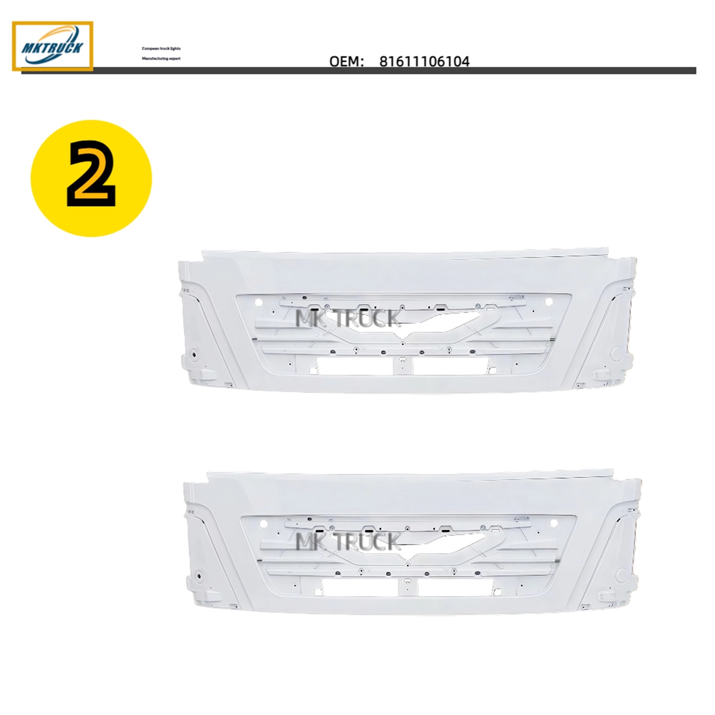 Nuevo panel 81611106104 para la fábrica de piezas de camiones MAN TGM