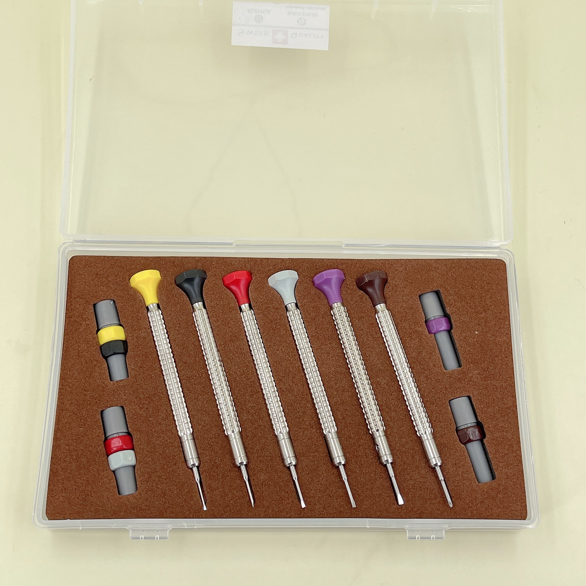 修表工具 全钢方纹高级6支盒装 优质螺丝批 螺丝刀 起子 好质量