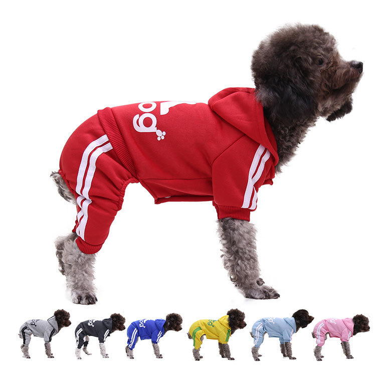 Una variedad de ropa para perros suéter de cuatro patas botón ropa para mascotas suministros para mascotas ropa para gatos Otoño e Invierno Nuevo
