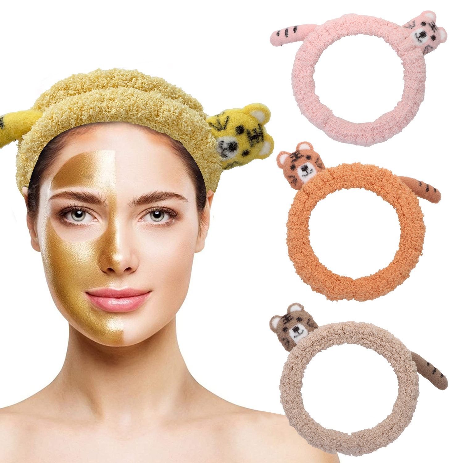 Cute three dimensional demi-season headband