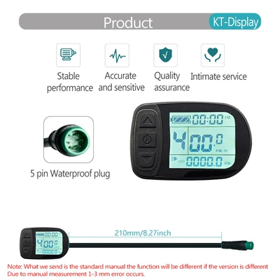 Quantum KT-LCD5 LCD – Elektromobil cihazları