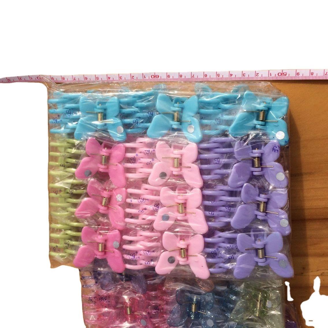 Маленький зажим для душа бабочка цвет случайный зажим для волос бабочка шпилька 1 юань магазин поставка аксессуары для дома оптом