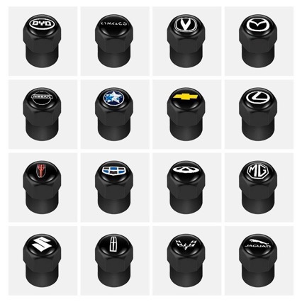 Car Electric Vehicle Tire Valve Cap Personalized Valve Core Decoration Modification Universal Type Ford Mustang