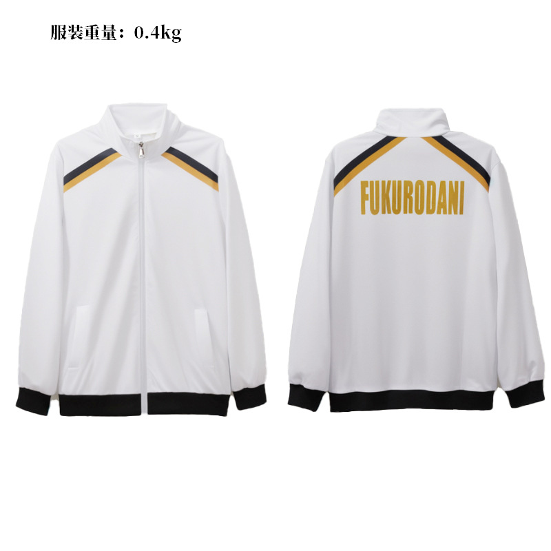 Traje de voleibol Junior cos Owen Inari Aoye Nishijo Shiratsuzawa Ida trabajador Lobo negro traje de uniforme escolar