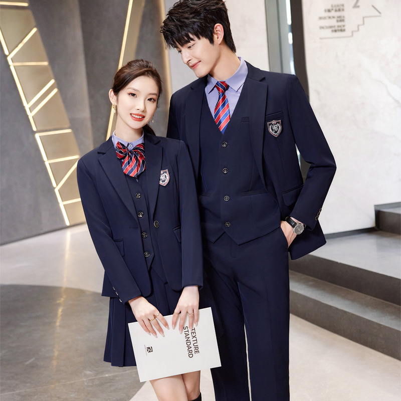 Men's and Women's British Preppy Style Suit Suits, Junior High School and University Class Uniforms, Kindergarten Teacher Uniforms, Jk Uniforms