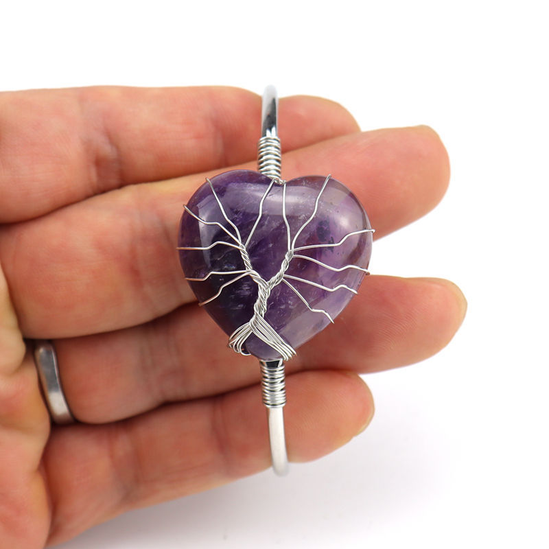 Fashion Water Droplets Crystal Plating Bangle 1 Piece