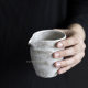Deyutang Pure Handmade Powder to Lead Rock Mine White Splitting Tea Ware Household Tea Sea Vintage Equiment Cup Male Cup