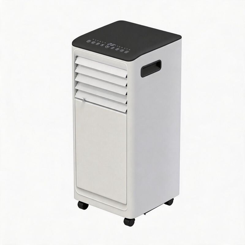 Minxi 1 Hp Cooling and Heating Mobile Air Conditioner All-In-One Unit, No Installation Required, New Model, Refrigeration Without Drainage, No Exhaust Duct, for Home and Commercial Use