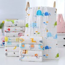 六层纯棉纱布毛巾成人洗脸家用柔软面巾大人用产妇垫背隔汗巾