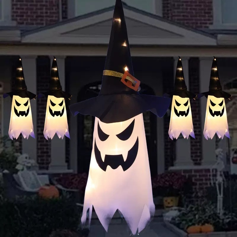 ハロウィン装飾小道具、シーンレイアウト、吊り下げライト、カボチャランタンオーナメント、屋外吊り下げライト、ライトストリング、クロスボーダー|undefined