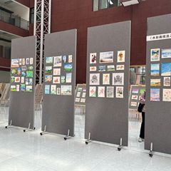 推奨磁気書道と絵画リネンボード壁書道絵画展示アートディスプレイプロモーションアートボード壁パーティション