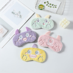 アマゾン夏の新型モンスター睡眠遮光アイマスク男女かわいいアニメアイマスク現物卸売り