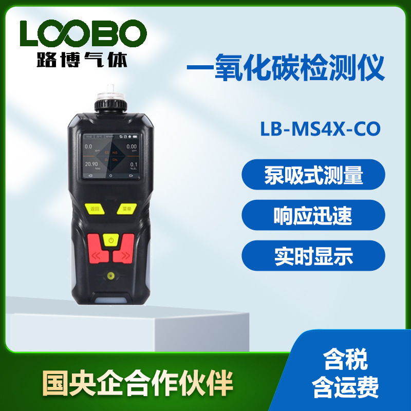 一氧化碳检测仪 实时监测便携式泵吸式一氧化碳传感器