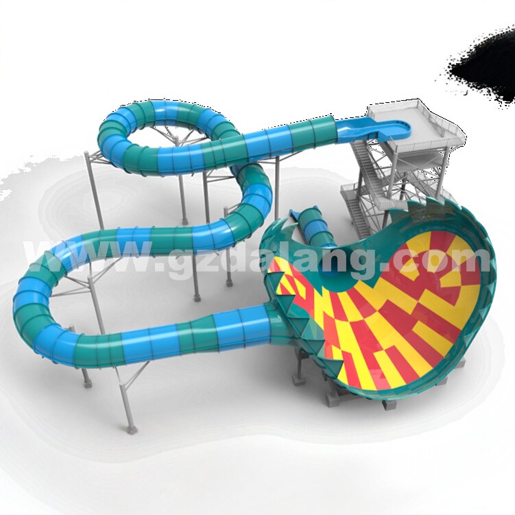 Guangdong Big Wave Company Specializes in the Production of Large Water Park Equipment - Devil Fish Slide