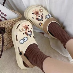 洞洞鞋可拆卸配飾扣可愛掌門狗搞怪趣味DIY裝飾品鞋扣卡扣鞋花扣