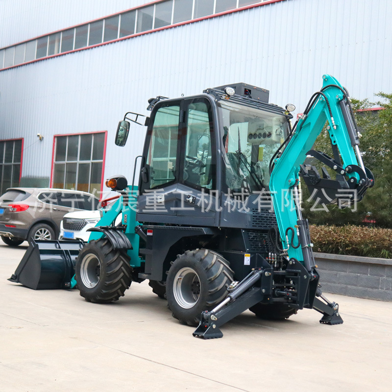 反铲装载机两用一体式挖掘机农用园林园艺液压柴油反铲挖掘装载机