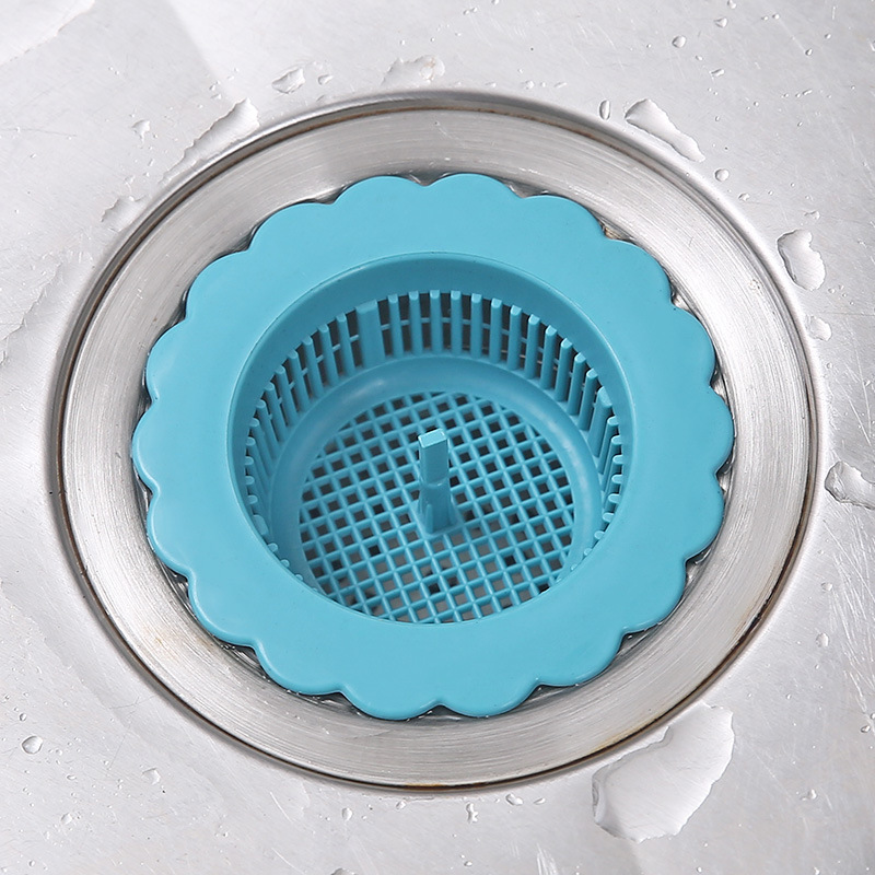 Cocina fregadero drenaje drenaje filtro de basura alcantarillado baño drenaje de piso lavavajillas malla de plástico image 9