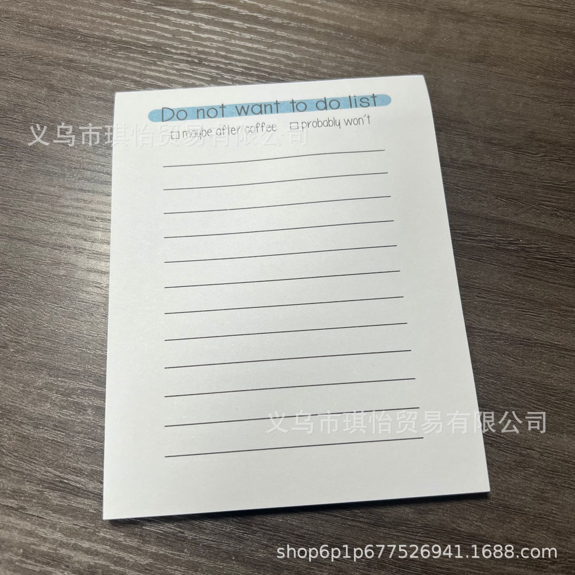 Lista de tareas pendientes peculiar Bloc de notas transfronterizo nuevo Bloc de notas de humor nota adhesiva regalo creativo