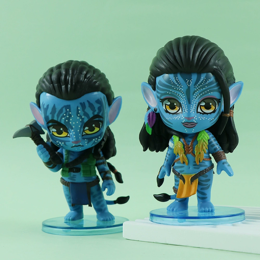 Набор фигурок Q-Style Avatar из PVC — Джек и Нейтири, чиби-автомодели для украшения интерьера