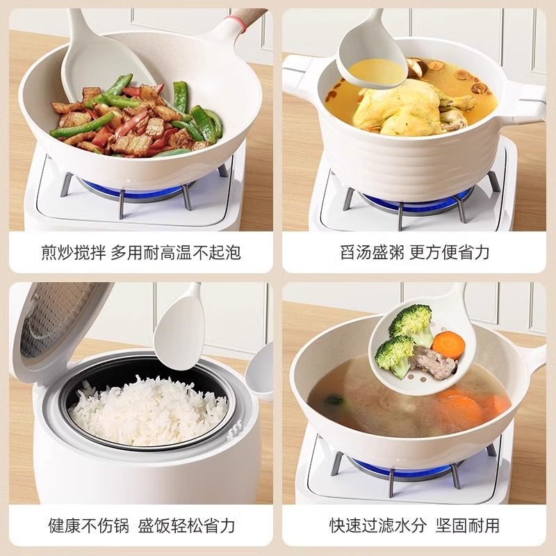 シリカゲルのシャベルは鍋の食品級の鍋にくっつかないで高温に耐えます。シリカゲルの中華シャベルを保護します。|undefined