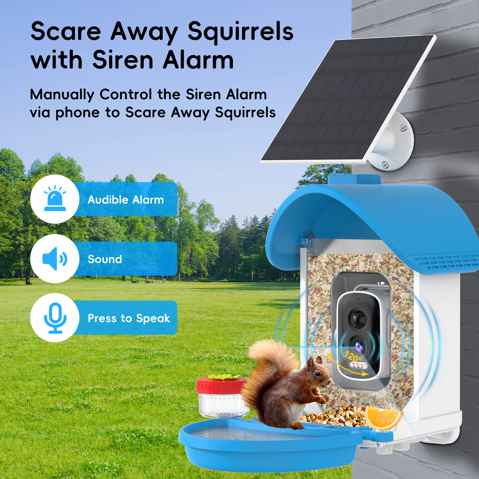 Fábrica de origen AI inteligente de alimentación de aves de la cámara identifica más de 10,000 especies de aves HD alimentador de mascotas explosión transfronteriza