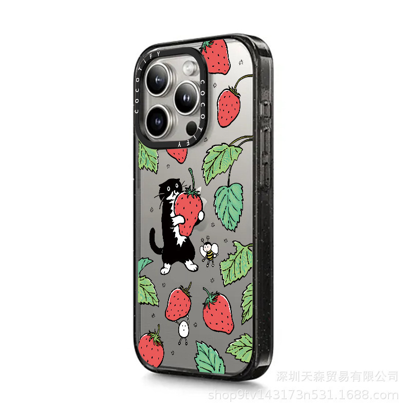 CASETi連名貝母砕花適用iphone16 proアップル15promax携帯ケース13/14転倒防止|undefined
