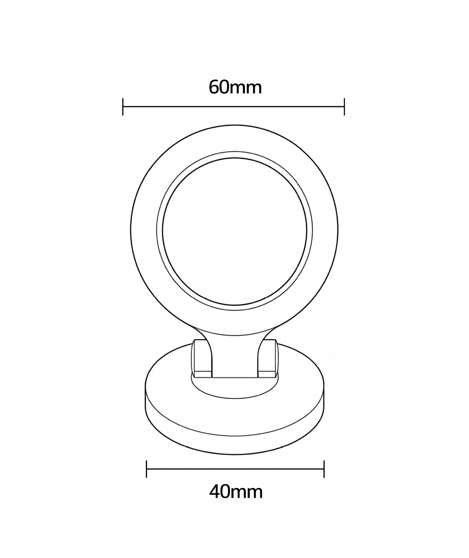 Cross-border car phone holder, 2026 new model, magnetic navigation, center console, dashboard car phone holder