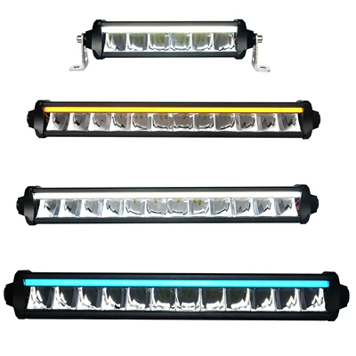 Car Off-Road Vehicle Roof Tank 300 Wrangler Bj40 Overbearing Led Strip Spotlight Yellow Rgb Phantom Daytime Running Light