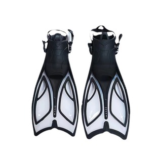 Factory wholesale adult men and women diving frog webbed snorkeling adjustable long flippers hydrofoil diversion swimming equipment duck webbed