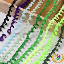 厂家现货耳仔弹力扣袢花边脱卸帽领扣带松紧扣带纽襻服装辅料批发