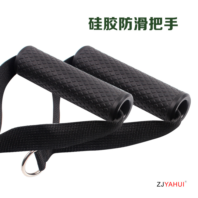 Nueva cuerda de tensión de Libras grandes 11 piezas traje 150 libras dispositivo de tensión TPE látex resistencia banda fitness cuerda elástica fábrica