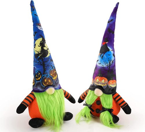 Cross-border new Halloween glowing party props ghost festival fabric lighting children's day faceless doll decoration display