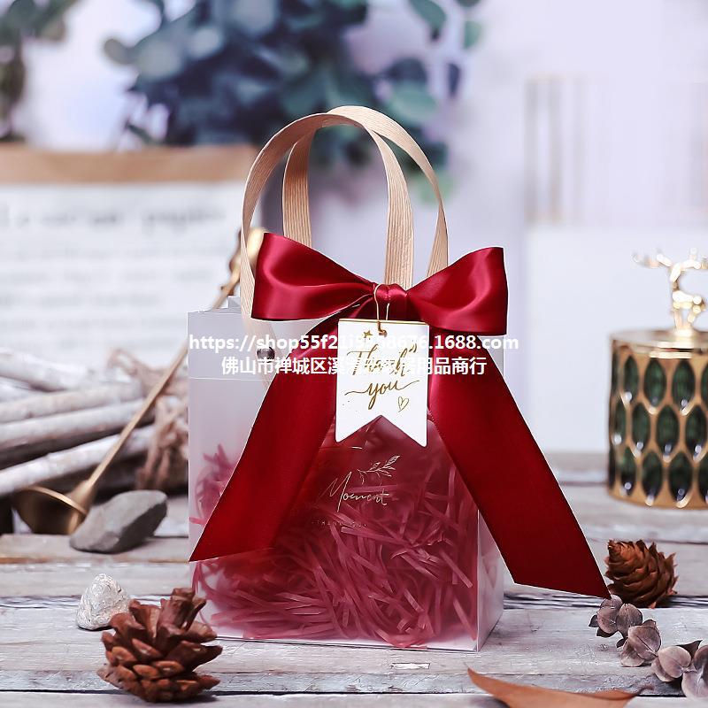 中秋节礼物袋子ins风伴手礼女伴娘礼物包装盒儿童生日手提 袋小号