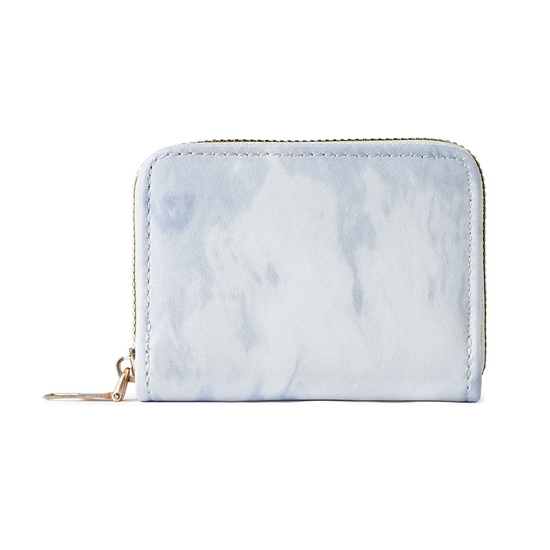 Fábrica directa 2024 nueva bolsa de tarjetas de órgano compacta y exquisita para mujeres gradiente multi-tarjeta bolso de cambio de cremallera de estudiantes