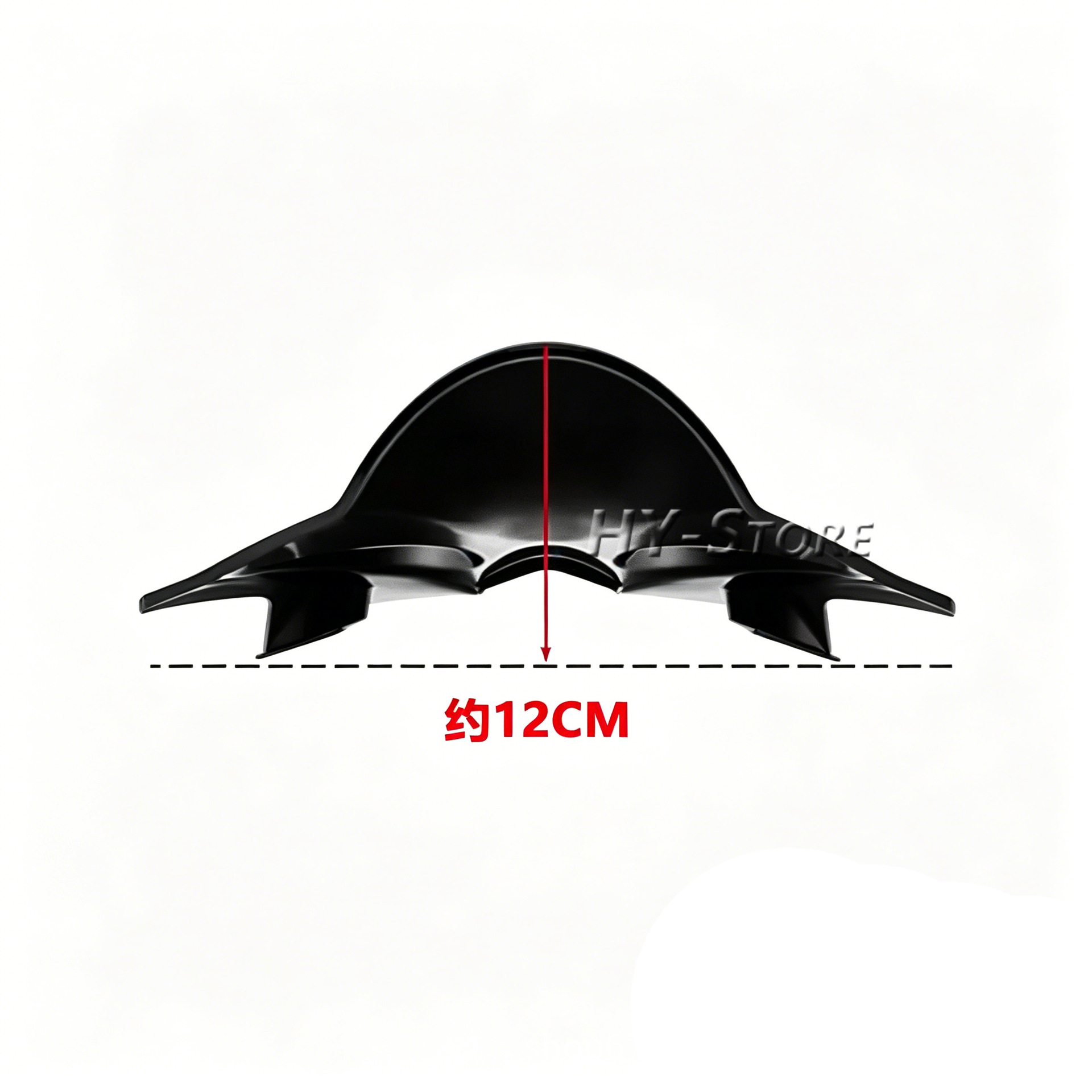 Suitable for Kawasaki Ninja500 2024-2026 Front Windshield Modification and Heightening Front Wind Deflector