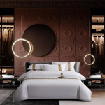 简约轻奢酒店宾馆四件套纯白被套床单床笠民宿床上用品南通家纺