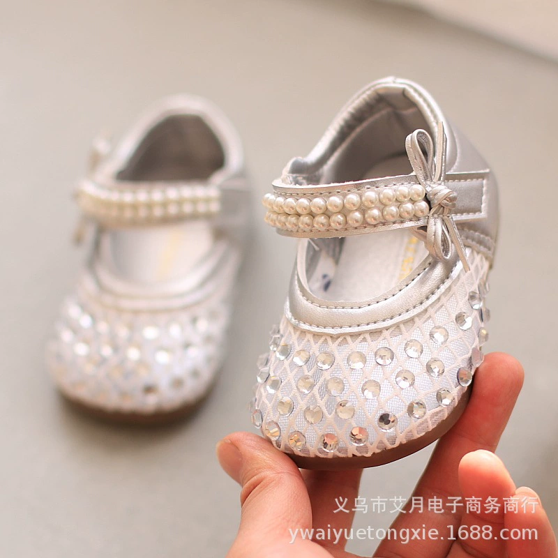 Летние детские сандалии с бантом, корейский стиль, гибкая подошва