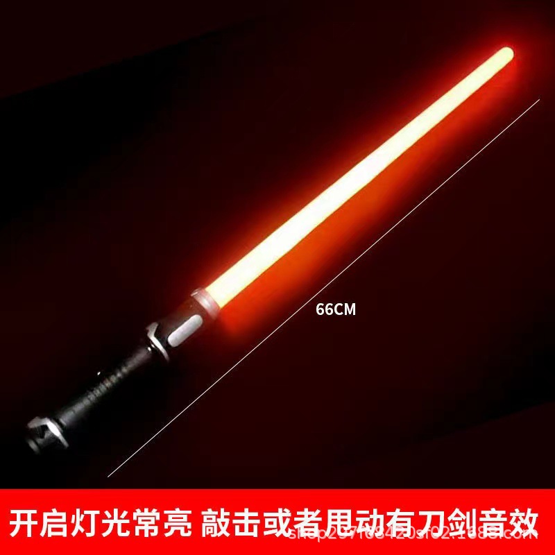 Espada láser telescópica cool Star Wars juguetes infantiles niños píxeles luminosos espada flash LED
