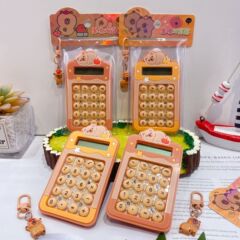 新しい Capibala ゼリー電卓小型ポータブル学生コンピュータ学生文具オフィス専用卸売