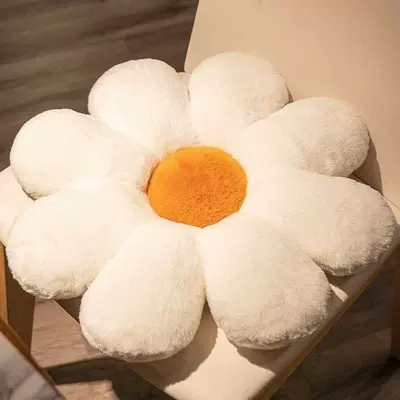 Headrest Lumbar Support for Women, Creative - white-eight-leaf-cushion-50cm-to-prevail-in-kind