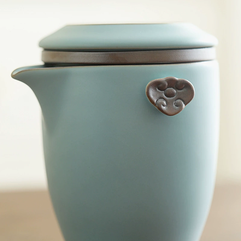 Tea set for traveling, travel handheld tea cup for camping
