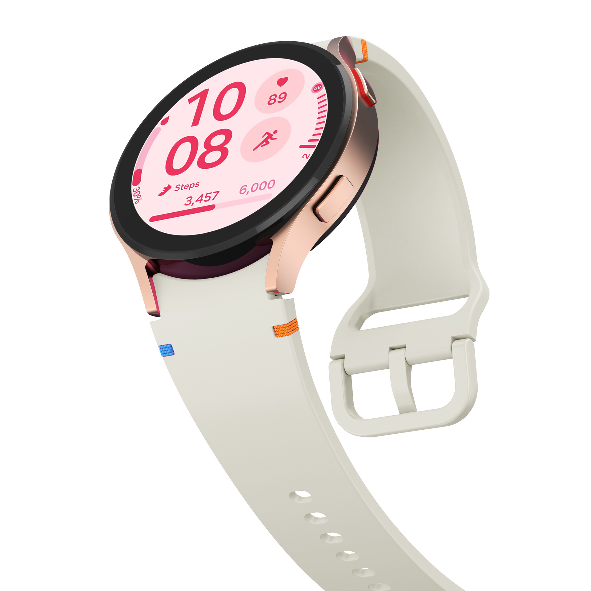 This is suitable for replacing the curved seam plain texture of the watch strap on Samsung watch7, watchFE, watch6 and watch5 undefined