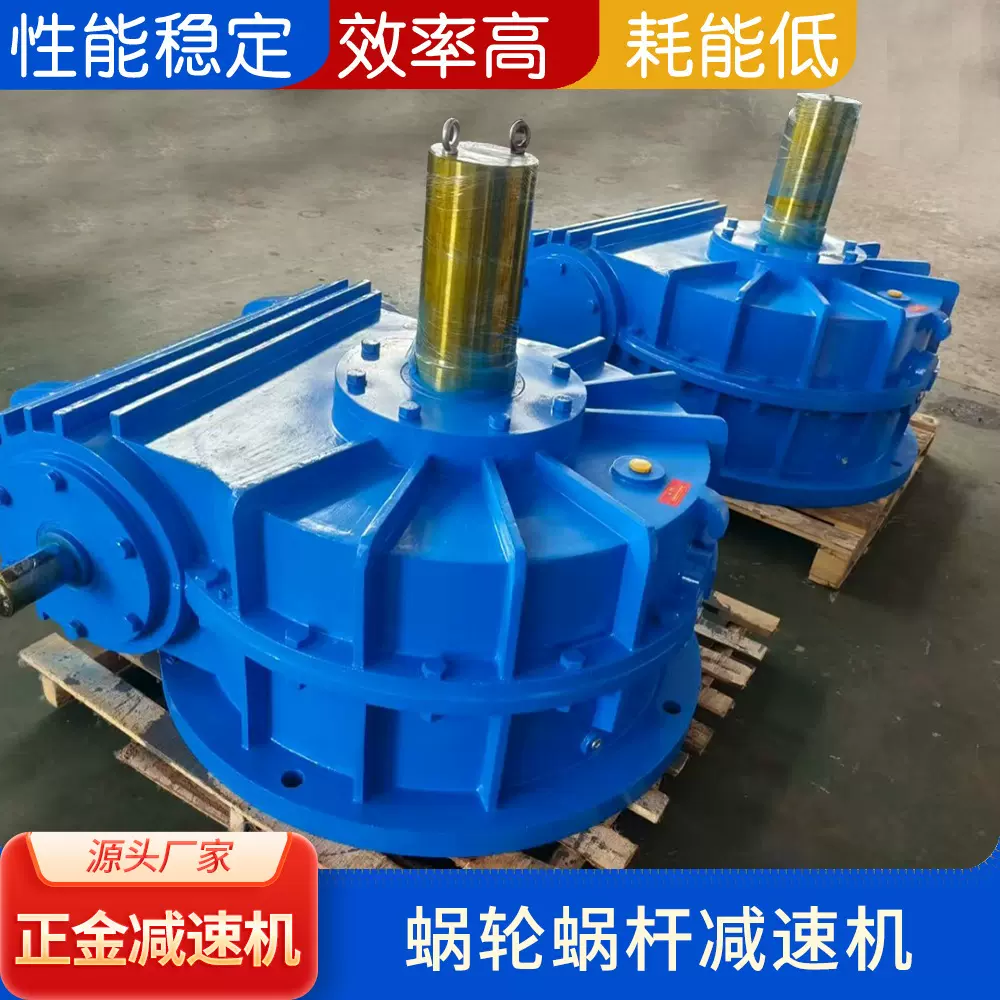 蜗轮蜗杆减速机承载高寿命长立式非标CW系列圆弧圆柱蜗杆减速机