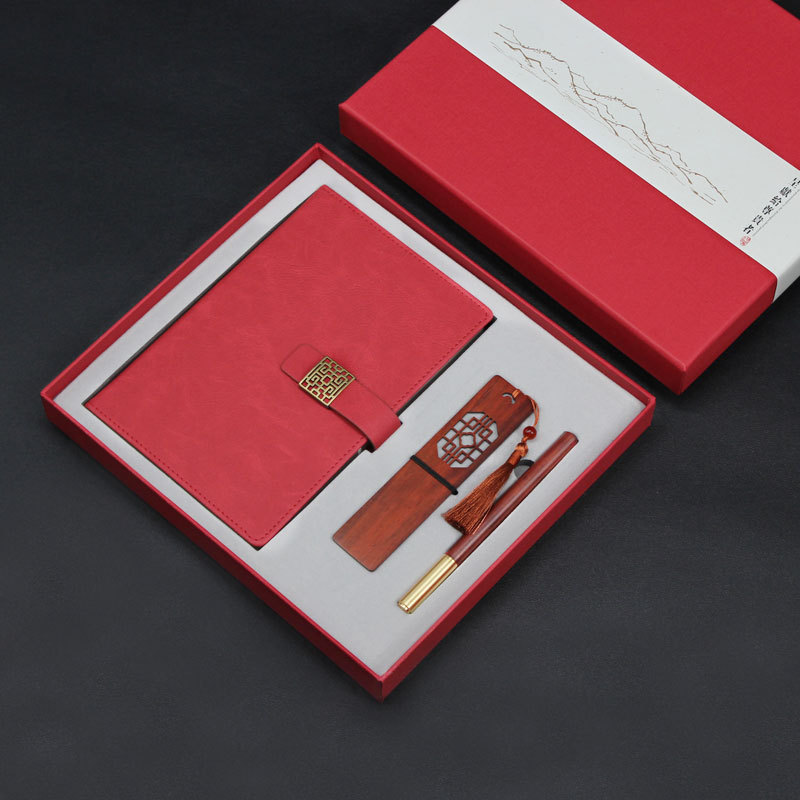 中国风文化创意铜木签字笔实用檀木笔套装企业年会活动礼品印logo