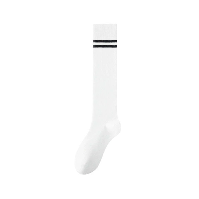 Гольф носки из хлопка Кальф Футбол скоч Гольф носки чистый хлопок Women’s Socks Носки выше колена Спортивные носки